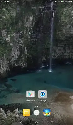 Waterfall by Drone Video LWP android App screenshot 3