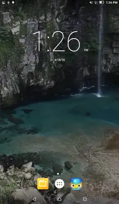 Waterfall by Drone Video LWP android App screenshot 4